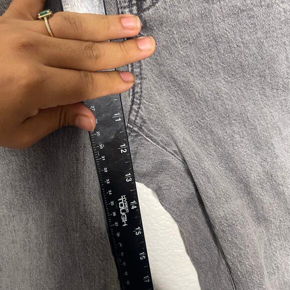 Madewell Womens Jeans Size 27 The Perfect Vintage Jean Light Gray Straight Leg - Picture 8 of 15